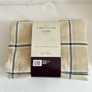 Cotton tablecloth Life At Home 60” x 102”